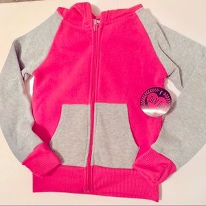 Diva Girl’s Full Zip Hoodie Pink Size XS 4-5